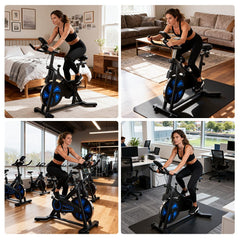 CyberCart Rower treningowy Rower treningowy QK116C – magnetyczny opór, LCD, do domu