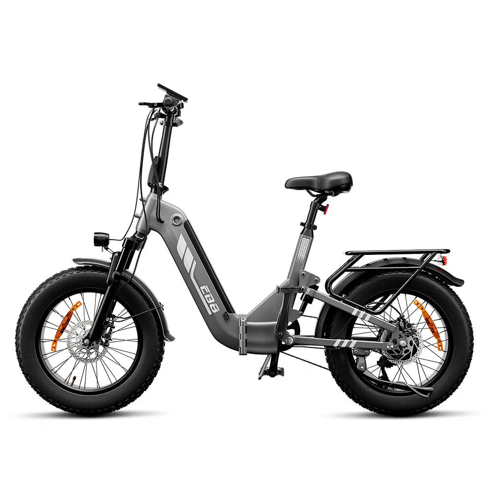 iSinwheel Elektryczny rower miejski Rower elektryczny isinwheel EB8 Fat o zasięgu 144 km z czujnikiem momentu obrotowego i hydraulicznymi hamulcami tarczowymi