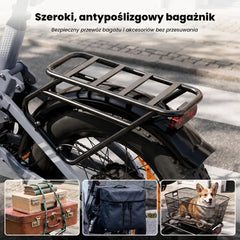 iSinwheel Elektryczny rower miejski Rower elektryczny isinwheel EB8 Fat o zasięgu 144 km z czujnikiem momentu obrotowego i hydraulicznymi hamulcami tarczowymi