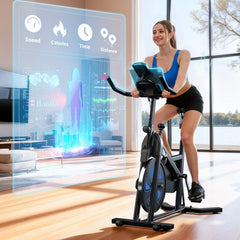 CyberCart Rower treningowy Rower treningowy QK116C – magnetyczny opór, LCD, do domu