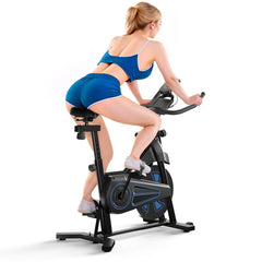 CyberCart Rower treningowy Rower treningowy QK116C – magnetyczny opór, LCD, do domu