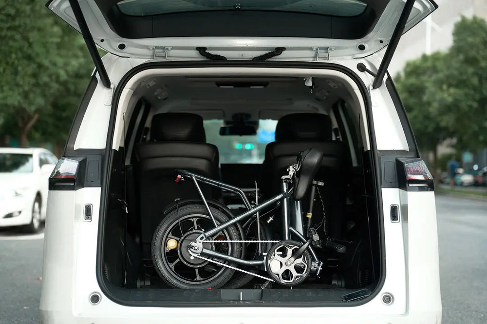 CyberCart Elektryczny rower miejski isinwheel U4 Składany Rower Elektryczny Miejski | 250W, 88 km Zasięgu, E-bike do Miasta