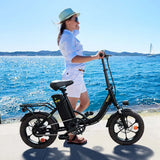 CyberCart Elektryczny rower miejski isinwheel U4 Składany Rower Elektryczny Miejski | 250W, 88 km Zasięgu, E-bike do Miasta