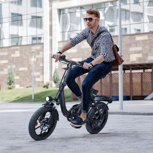 CyberCart Elektryczny rower miejski isinwheel U4 Składany Rower Elektryczny Miejski | 250W, 88 km Zasięgu, E-bike do Miasta
