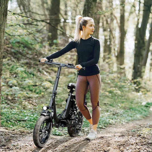 CyberCart Elektryczny rower miejski isinwheel U4 Składany Rower Elektryczny Miejski | 250W, 88 km Zasięgu, E-bike do Miasta