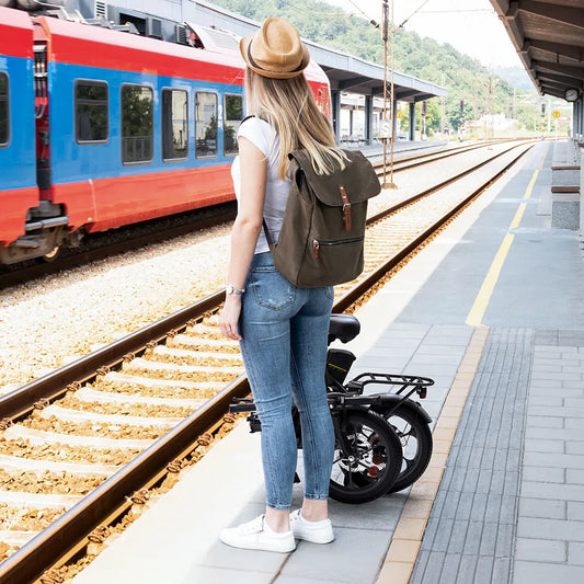 CyberCart Elektryczny rower miejski isinwheel U4 Składany Rower Elektryczny Miejski | 250W, 88 km Zasięgu, E-bike do Miasta