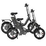 CyberCart Elektryczny rower miejski isinwheel U4 Składany Rower Elektryczny Miejski | 250W, 88 km Zasięgu, E-bike do Miasta