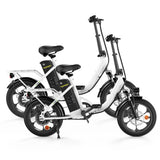 CyberCart Elektryczny rower miejski isinwheel U4 Składany Rower Elektryczny Miejski | 250W, 88 km Zasięgu, E-bike do Miasta