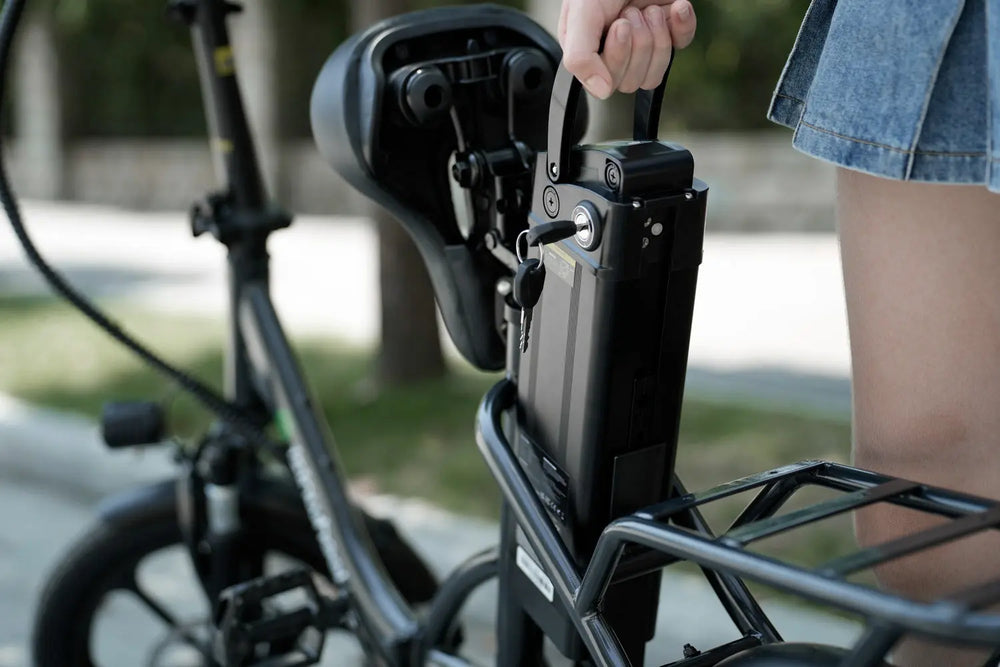 CyberCart Elektryczny rower miejski isinwheel U4 Składany Rower Elektryczny Miejski | 250W, 88 km Zasięgu, E-bike do Miasta