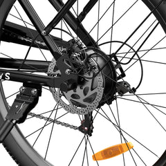 CyberCart Commuter E-Bike isinwheel UcityS trekkingowe rower elektryczny 250W silnik 90km zasięg