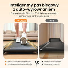 Jagjog Bieżnia Domowa Bieżnia Domowa JT31 Podstawowy / z APP 4 w 1 Walking Pad CE Kompaktowa 1-6 km/h Bez Poręczy
