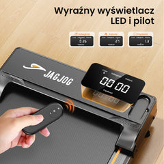 Jagjog Bieżnia Domowa Bieżnia Domowa JT31 Podstawowy / z APP 4 w 1 Walking Pad CE Kompaktowa 1-6 km/h Bez Poręczy