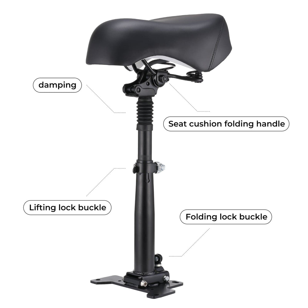 CyberCart Accessories-Adjustable Seat Adjustable and Foldable Seat 18.5-20.87 Inches Height for Electric Scooter Model GT2