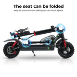 CyberCart Accessories-Adjustable Seat Adjustable and Foldable Seat 18.5-20.87 Inches Height for Electric Scooter Model GT2