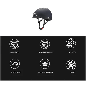 CyberCart Accessories - Cycling Helmet Cycling Helmet for Adults with Visor, PC Shell, Lightweight and Durable, Black Color