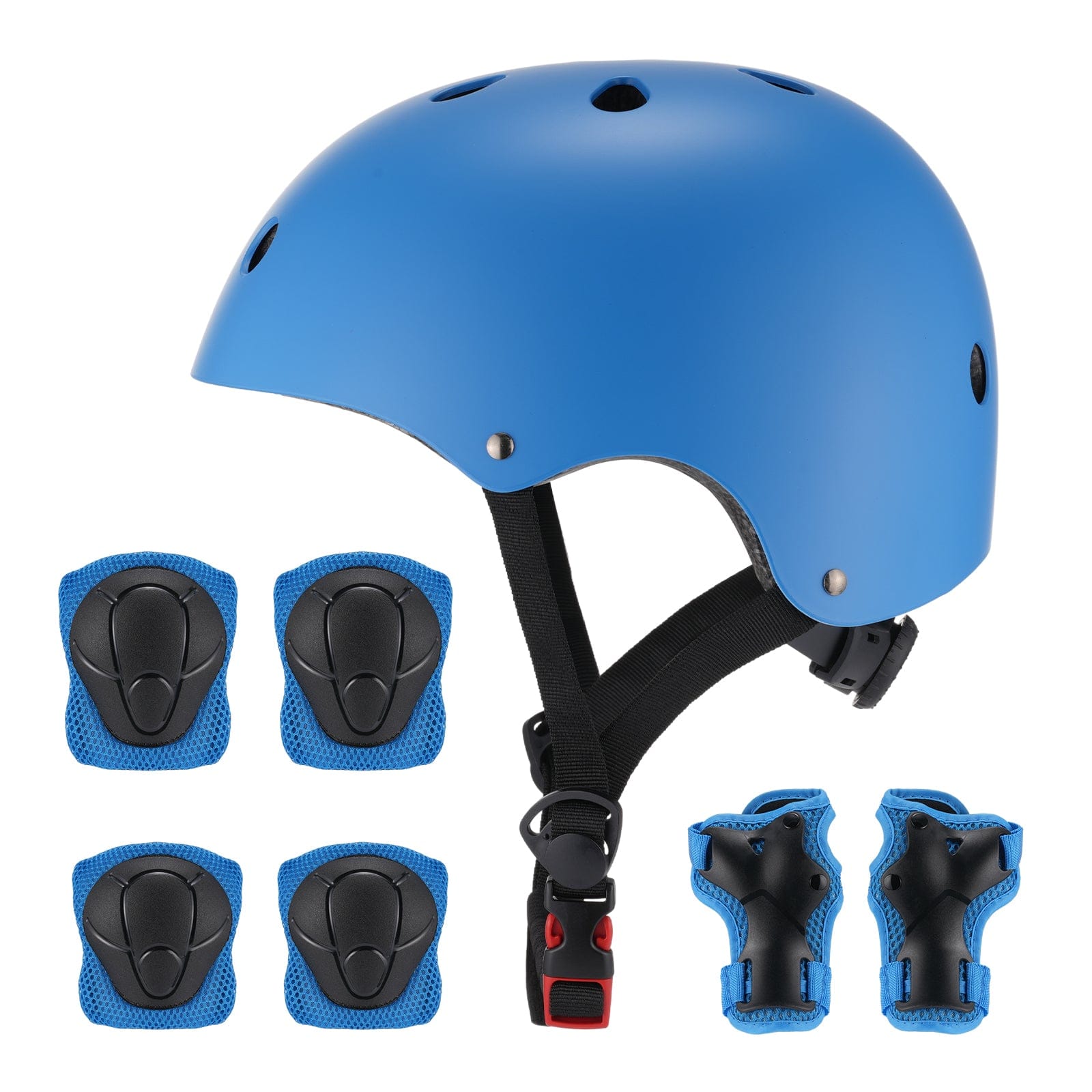 CyberCart Accessories - Kids Cycling Helmet Blue Kids Cycling Helmet with Comfortable Pads for Outdoor Riding, CE Certified, Lightweight and Safe