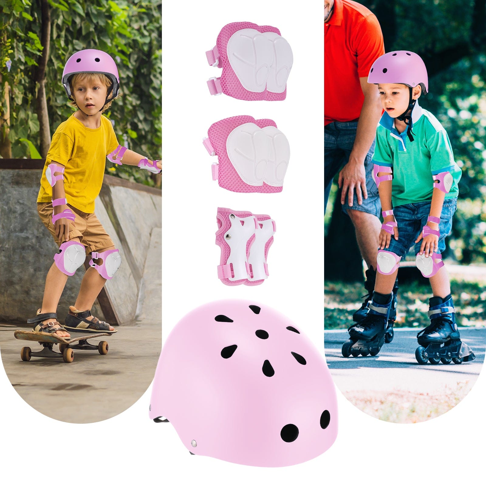 CyberCart Accessories - Kids Cycling Helmet Kids Cycling Helmet with Comfortable Pads for Outdoor Riding, CE Certified, Lightweight and Safe