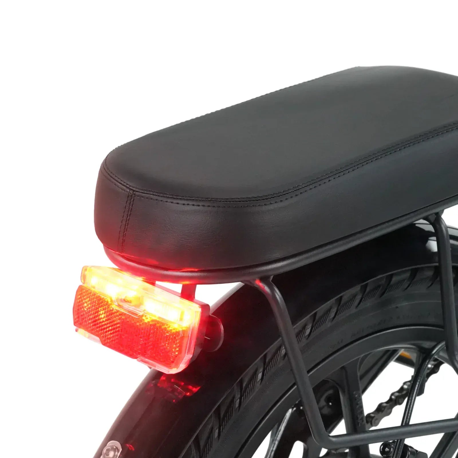 CyberCart Commuter E-Bike Electric Bike U3 Commuter E-Bike for Adults - 55-Mile Range, 7-Speed, Removable Battery, Auto Headlight and Rear Storage