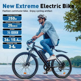 CyberCart Elektryczny rower miejski isinwheel EB3 Rower Elektryczny | 250W, 100 km Zasięgu