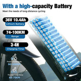 CyberCart Elektryczny rower miejski isinwheel EB3 Rower Elektryczny | 250W, 100 km Zasięgu