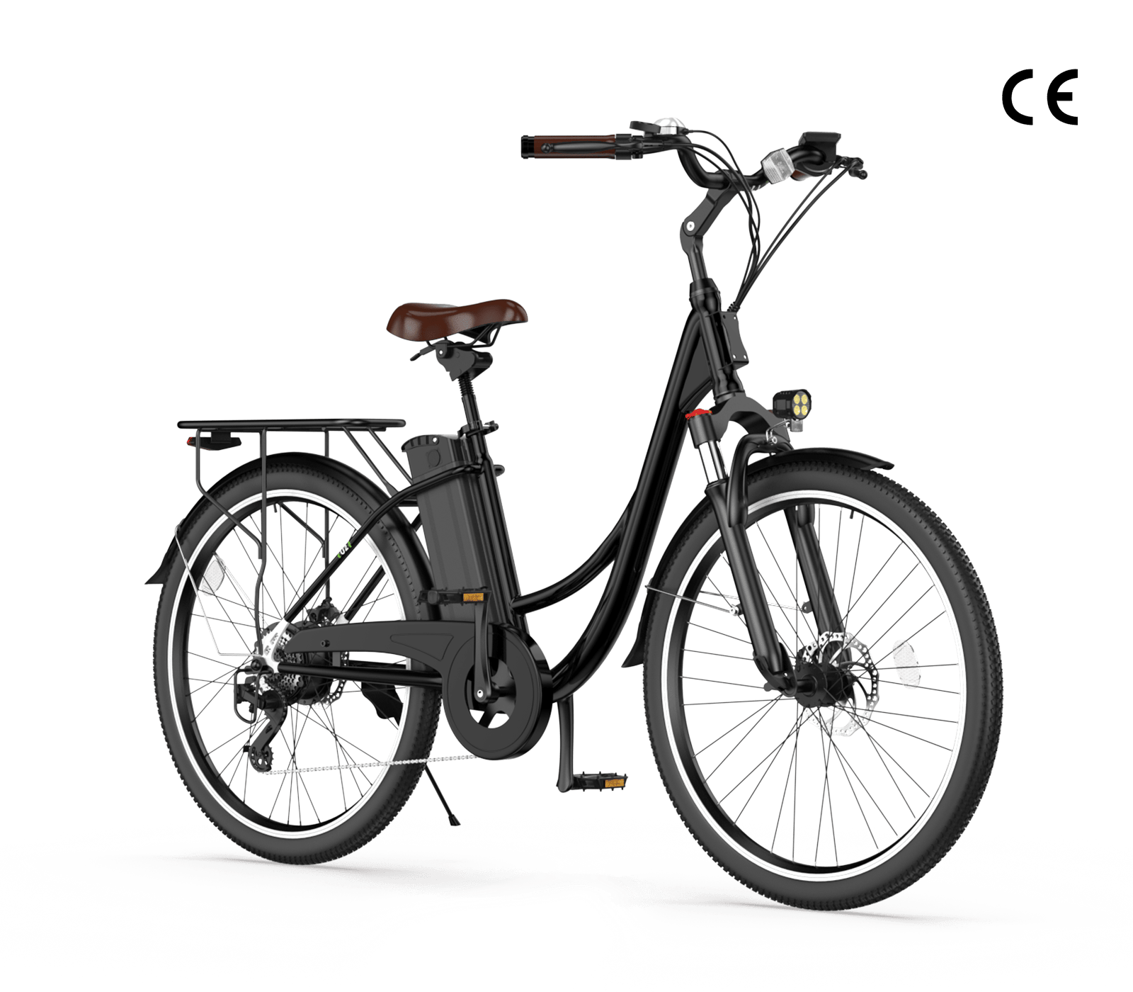 Detale Elektryczny rower miejski U2 – rama oraz mocny silnik 250W w e-bike U2