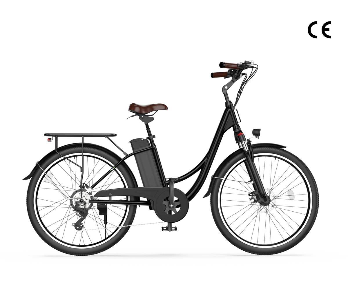 Elektryczny rower miejski U2 – główny widok elektrycznego roweru miejskiego U2 do codziennych dojazdów