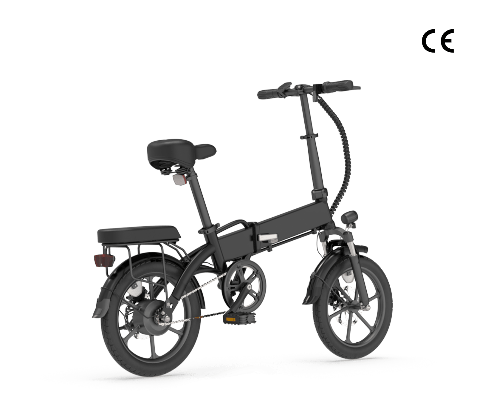 Elektryczny rower składany miejski U3 – profil roweru U3 pokazujący konstrukcję i proporcje