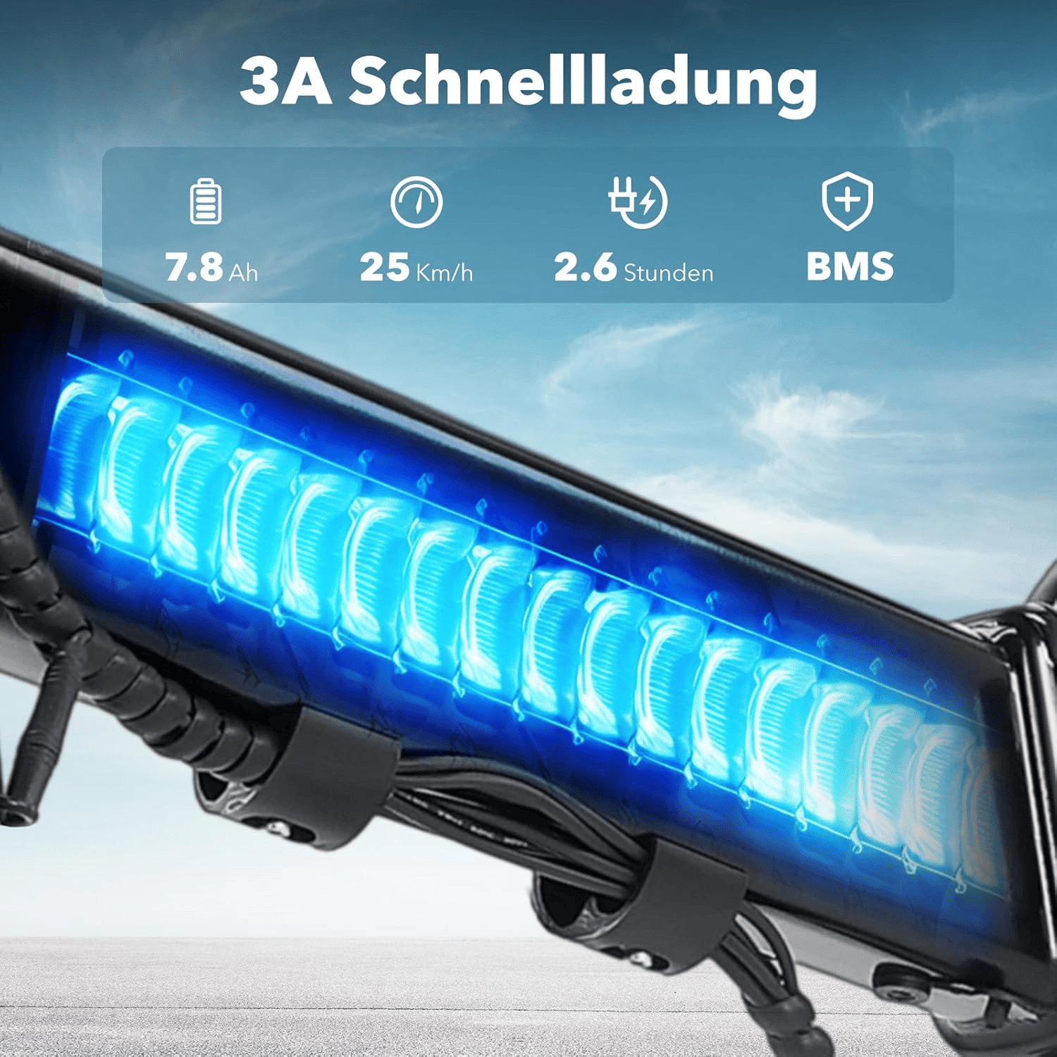 Elektryczny rower składany U3 – siodełko i amortyzacja zapewniające komfort jazdy U3