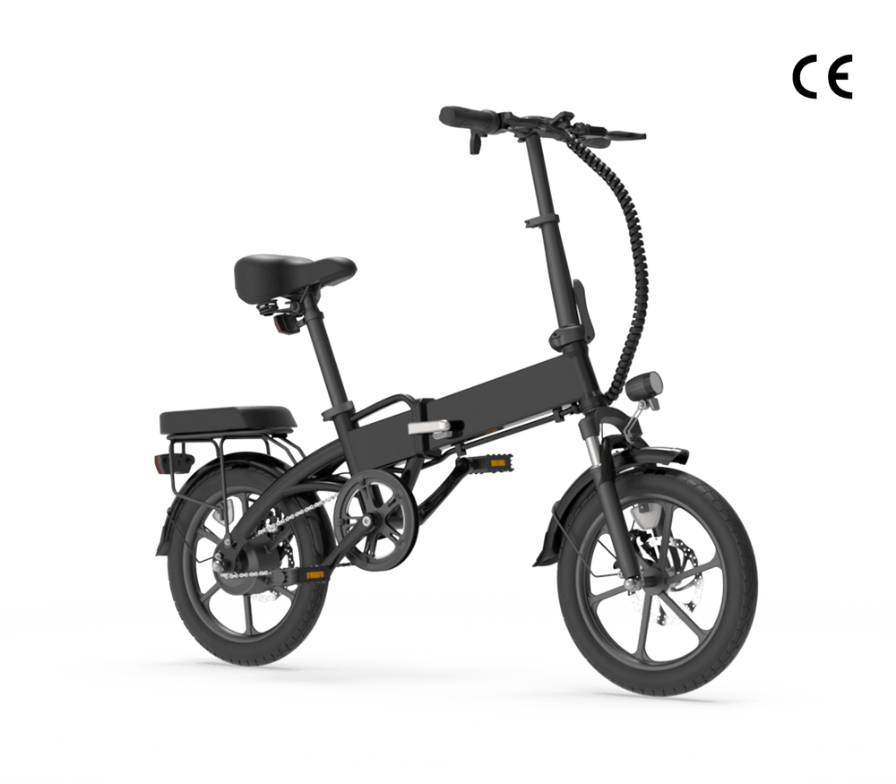 Elektryczny rower składany U3 – widok z przodu miejskiego e-bike’a U3