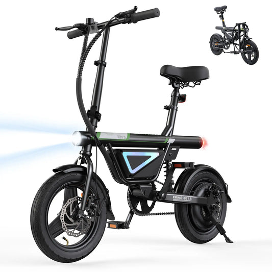 CyberCart Elektryczny rower miejski Czarny Elektryczny rower miejski isinwheel EB1S silnik 250 W, zasięg 50 km