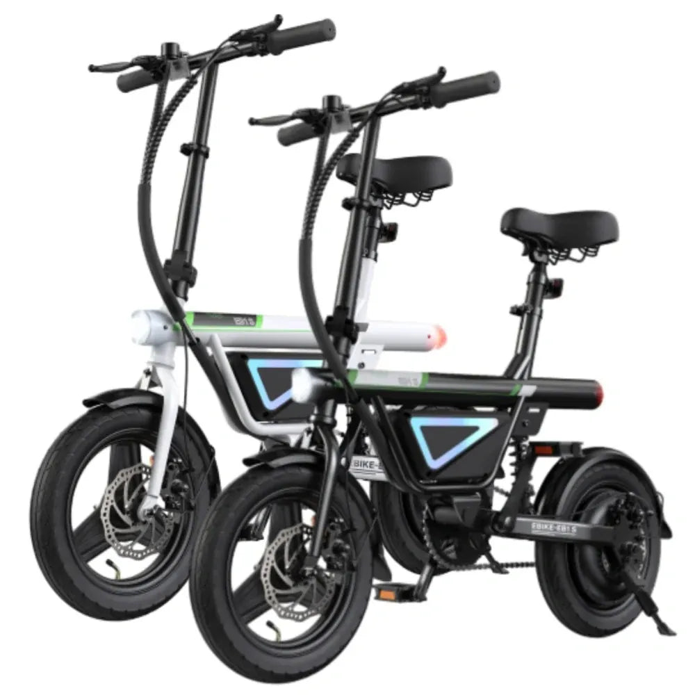 iSinwheel Elektryczny rower miejski Czarny+Biały Elektryczny rower miejski isinwheel EB1S silnik 250 W, zasięg 50 km