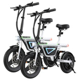 iSinwheel Elektryczny rower miejski Biały*2 Elektryczny rower miejski isinwheel EB1S silnik 250 W, zasięg 50 km