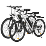 CyberCart Elektryczny rower miejski Biały*2 isinwheel EB3 Rower Elektryczny | 250W, 100 km Zasięgu