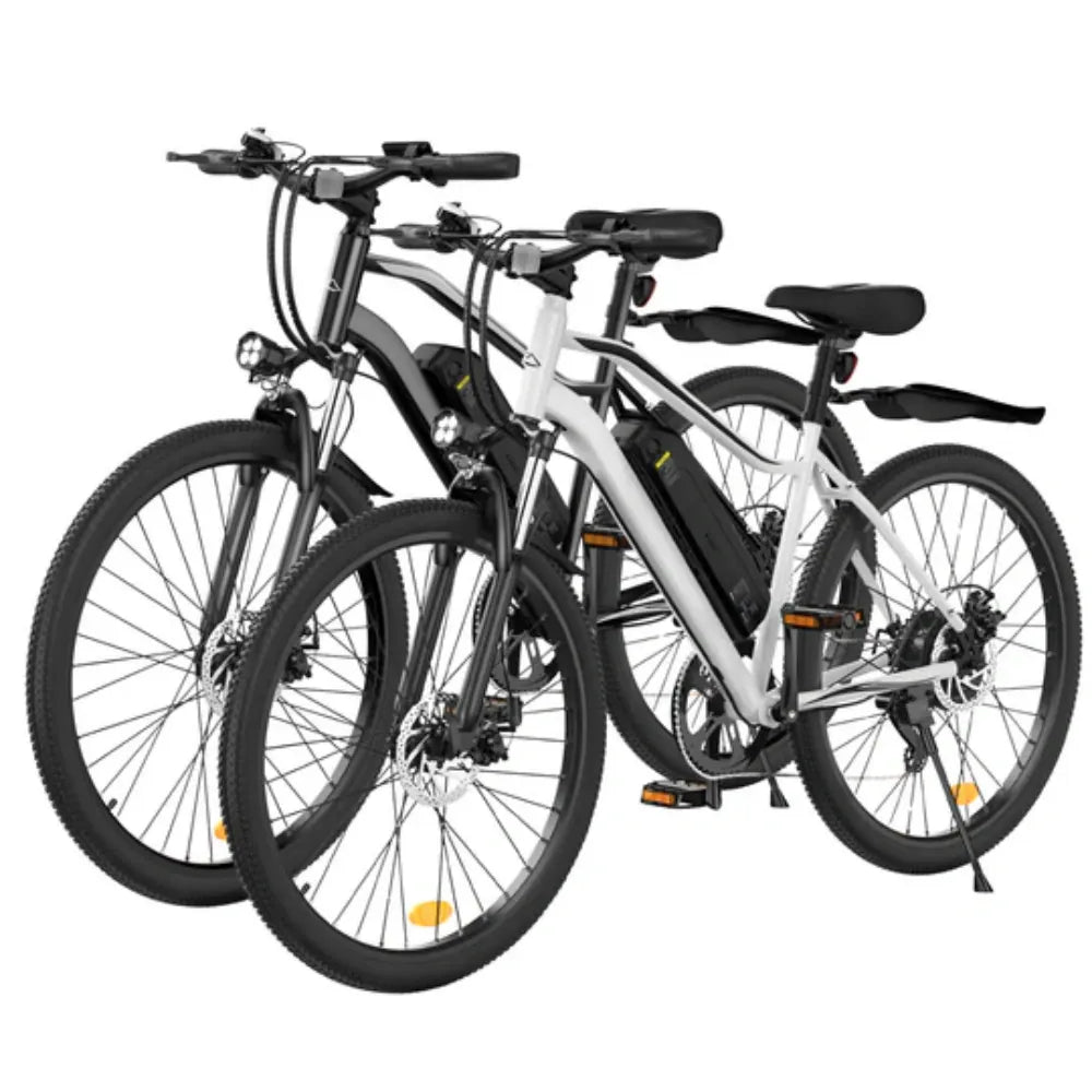 CyberCart Elektryczny rower miejski Czarny+Biały isinwheel EB3 Rower Elektryczny | 250W, 100 km Zasięgu