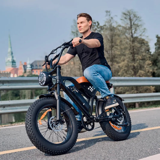 isinwheel E-Bike Czarny Elektryczny rower terenowy isinwheel EB5, 20-calowe opony typu grube”