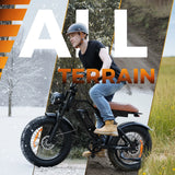 isinwheel E-Bike Czarny Elektryczny rower terenowy isinwheel EB5, 20-calowe opony typu grube”