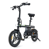 CyberCart Commuter E-Bike Czarny Elektryczny Rower Miejski U1 250W Składany dla Młodzieży i Dorosłych, Rower Elektryczny z Certyfikatem CE
