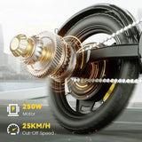 iSinwheel Elektryczny rower miejski Elektryczny Rower Miejski U1 250W Składany dla Młodzieży i Dorosłych, Rower Elektryczny z Certyfikatem CE