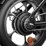 iSinwheel Elektryczny rower miejski isinwheel U4 Składany Rower Elektryczny Miejski | 250W, 88 km Zasięgu, E-bike do Miasta