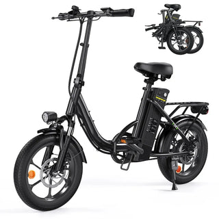 iSinwheel Elektryczny rower miejski isinwheel U4 Składany Rower Elektryczny Miejski | 250W, 88 km Zasięgu, E-bike do Miasta