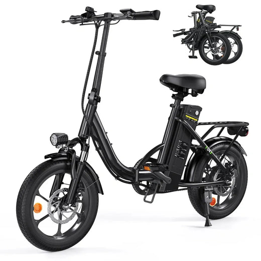 Składany rower elektryczny miejski isinwheel U4, 250 W, zasięg do 88 km