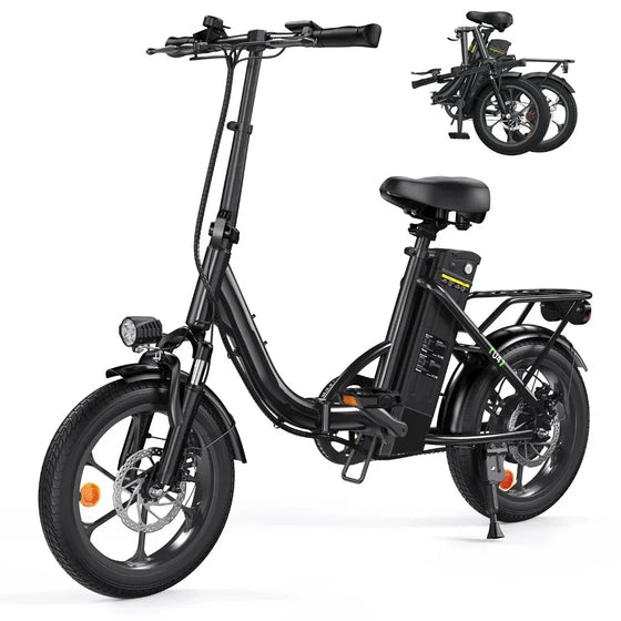 iSinwheel Elektryczny rower miejski isinwheel U4 Składany Rower Elektryczny Miejski | 250W, 88 km Zasięgu, E-bike do Miasta