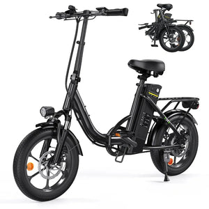 Składany rower elektryczny miejski isinwheel U4, 250 W, zasięg do 88 km