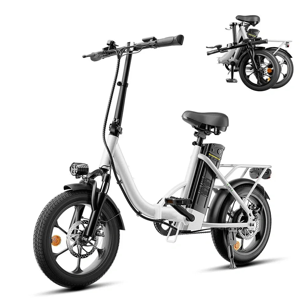 iSinwheel Elektryczny rower miejski isinwheel U4 Składany Rower Elektryczny Miejski | 250W, 88 km Zasięgu, E-bike do Miasta