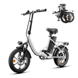 iSinwheel Elektryczny rower miejski isinwheel U4 Składany Rower Elektryczny Miejski | 250W, 88 km Zasięgu, E-bike do Miasta