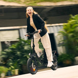 iSinwheel Elektryczny rower miejski isinwheel U4 Składany Rower Elektryczny Miejski | 250W, 88 km Zasięgu, E-bike do Miasta