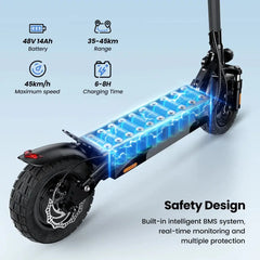 iScooter Hulajnoga Elektryczna Terenowa iScooter W9 Elektryczna hulajnoga 1000 W Off-Road Zasięg 45 km