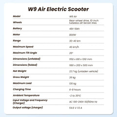 iScooter Hulajnoga elektryczna iScooter W9Air