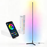 CyberCart Światło otoczenia Inteligentne oświetlenie otoczenia RGB z aplikacją i pilotem Lampa podłogowa