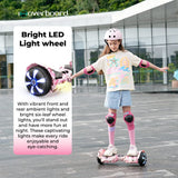 Hoverboard H2 – efekty świetlne LED podczas jazdy w nocy i wieczorem
